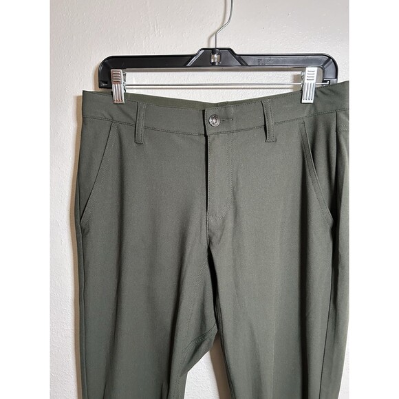 BYLT Womens Everyday Pant Green Stretch Comfort Size Small 32x31 - Picture 3 of 7